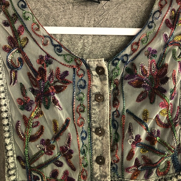 Fashion Fuse Embroidered cover-up - Picture 3 of 6